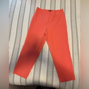 Ann Taylor Vibrant Coral Dress Pants - 10P